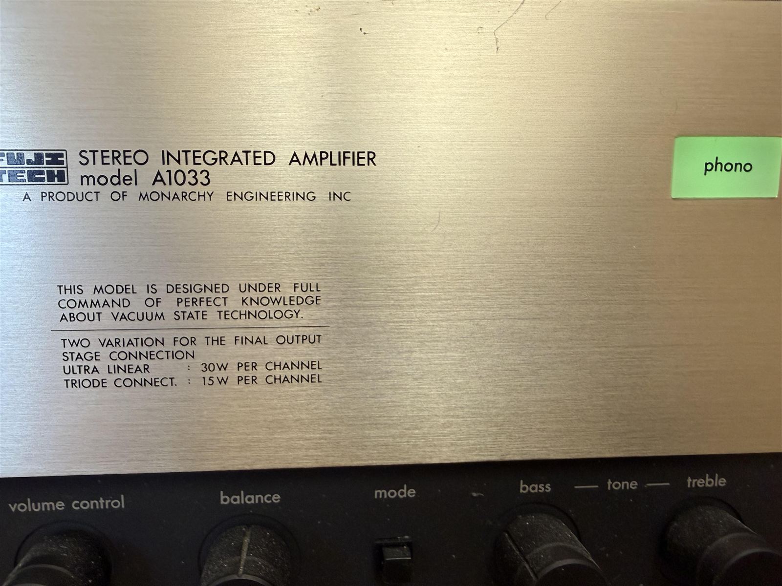 Luxman A1033 Photo 5