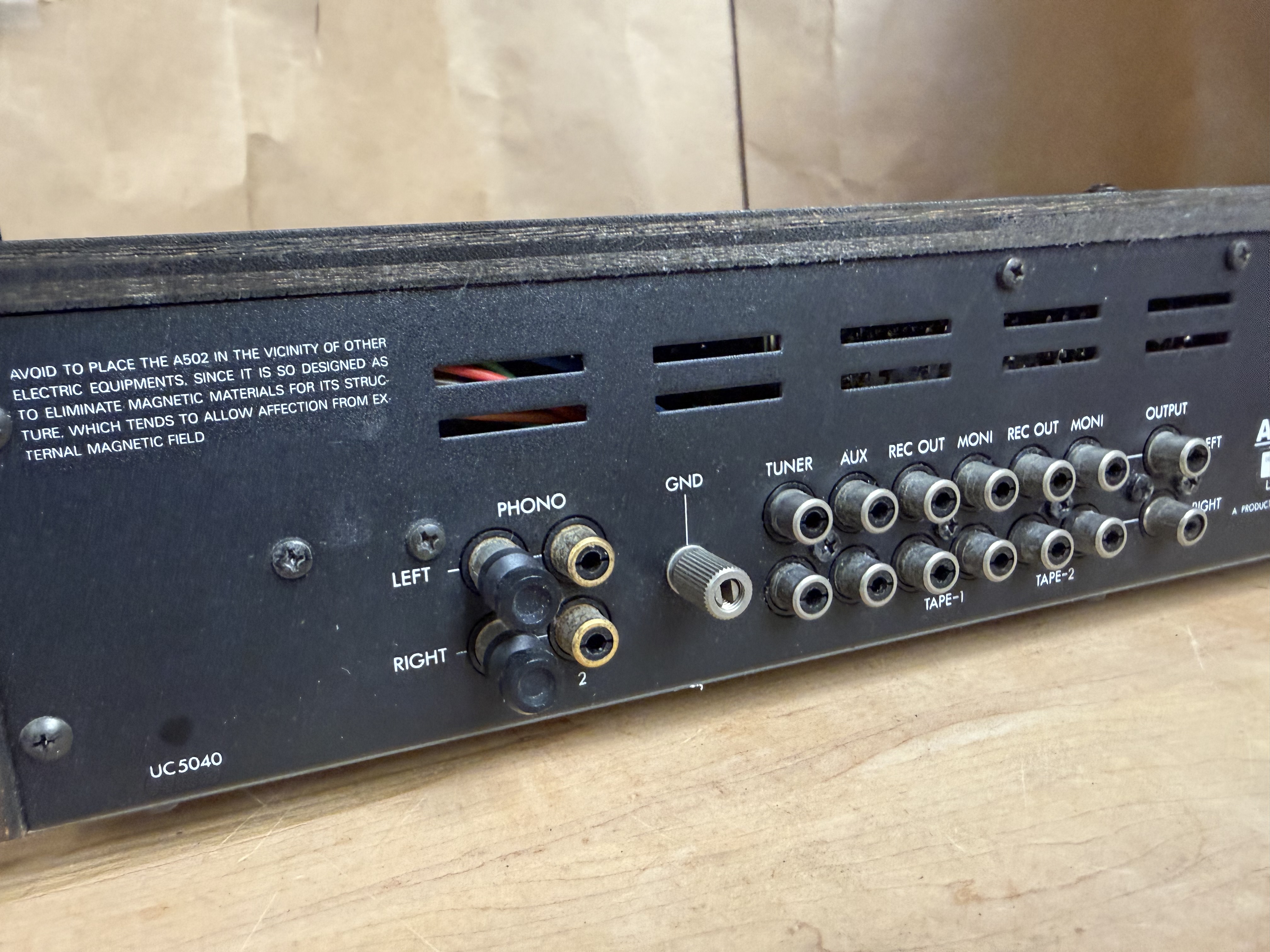 Luxman A502 View 5