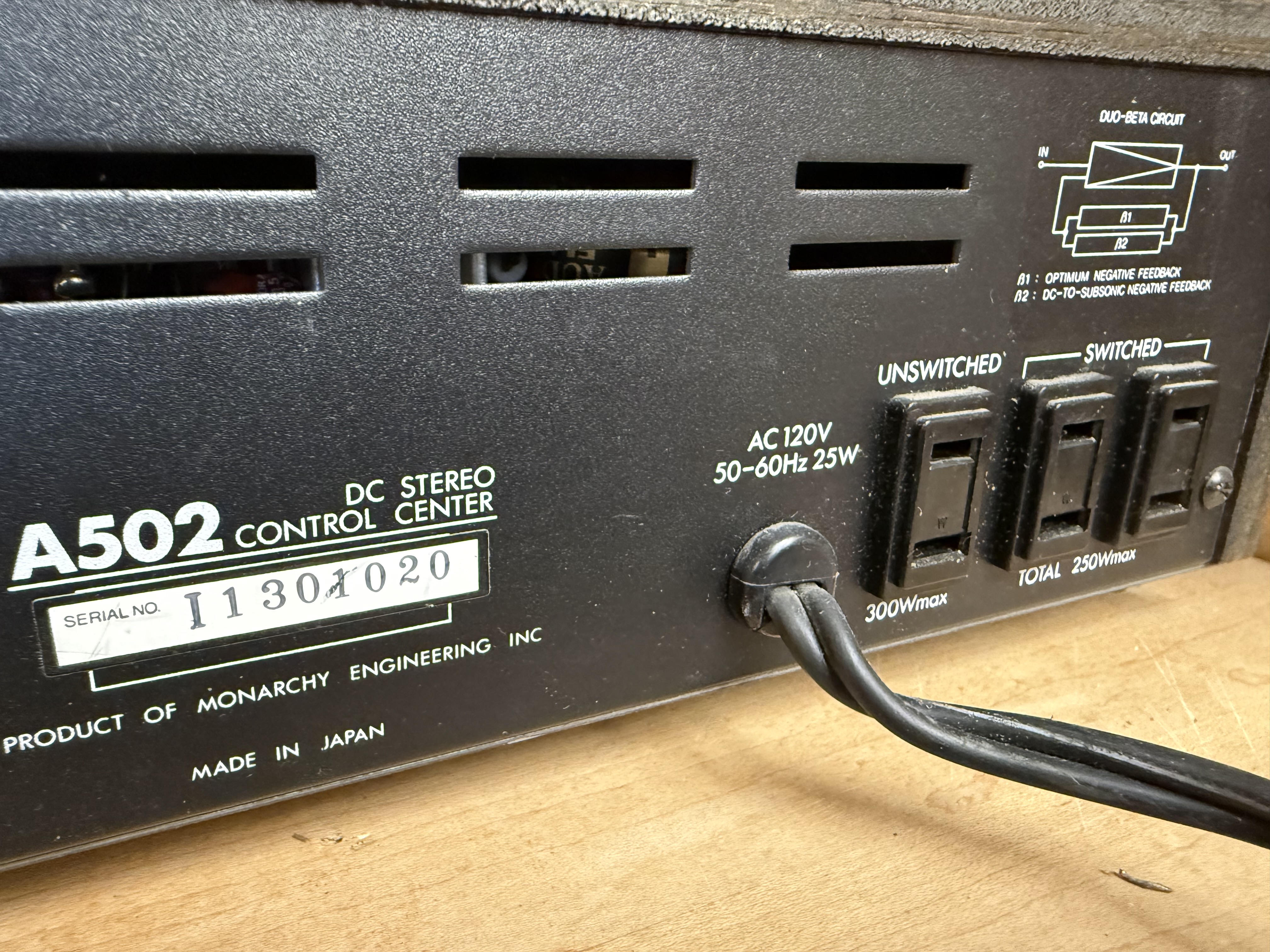 Luxman A502 View 6