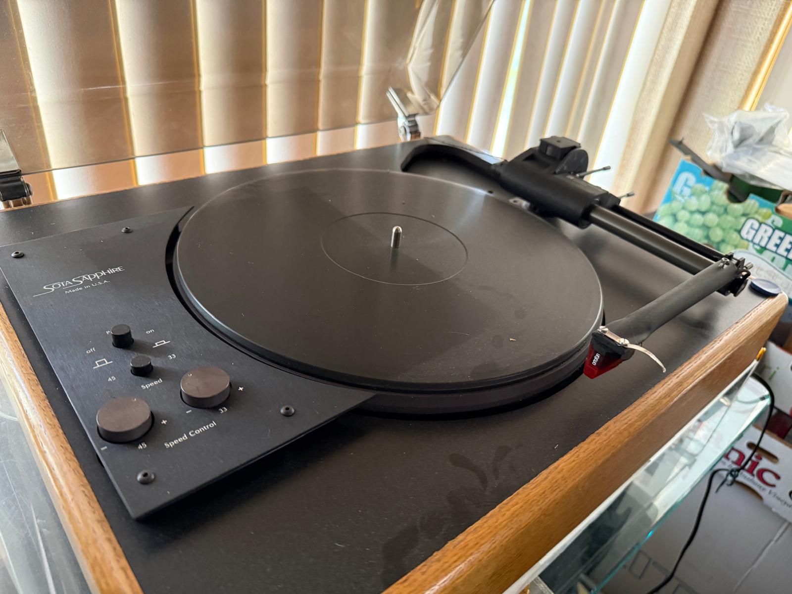 SOTA Turntable with Acrylic Platter