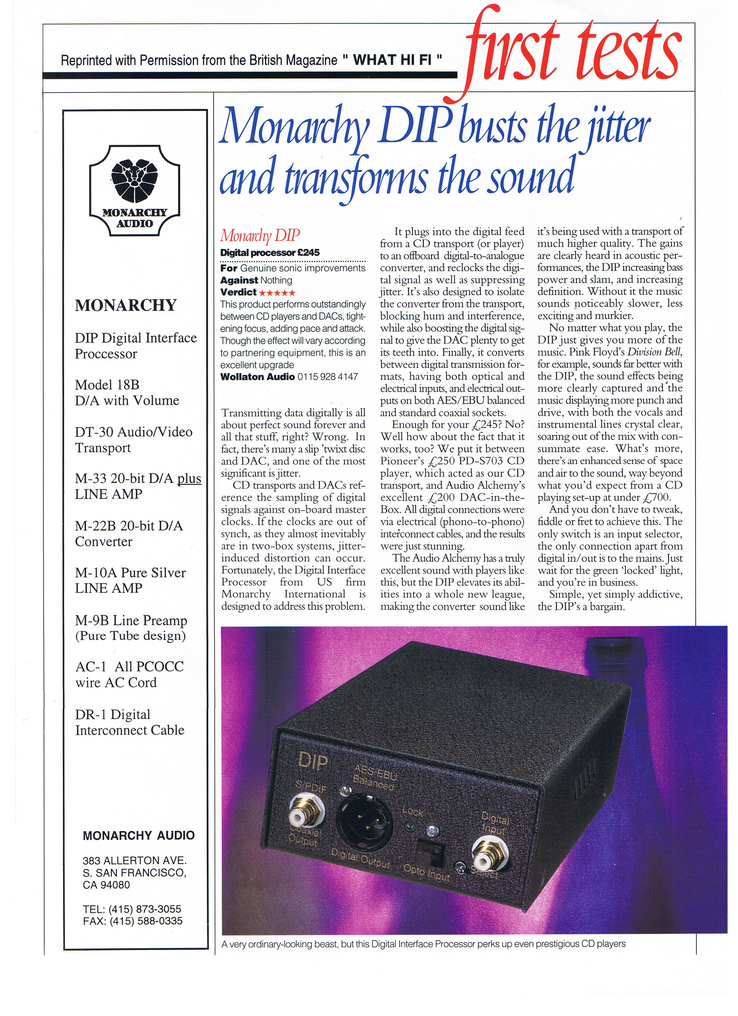 What Hi-Fi? DIP Review